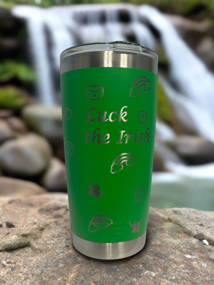 20 oz. St. Patrick's Day Yeti Tumbler